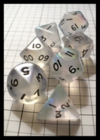 Dice : Dice - Dice Sets - Crystal Caste Green Moonstone Gen Com 2009